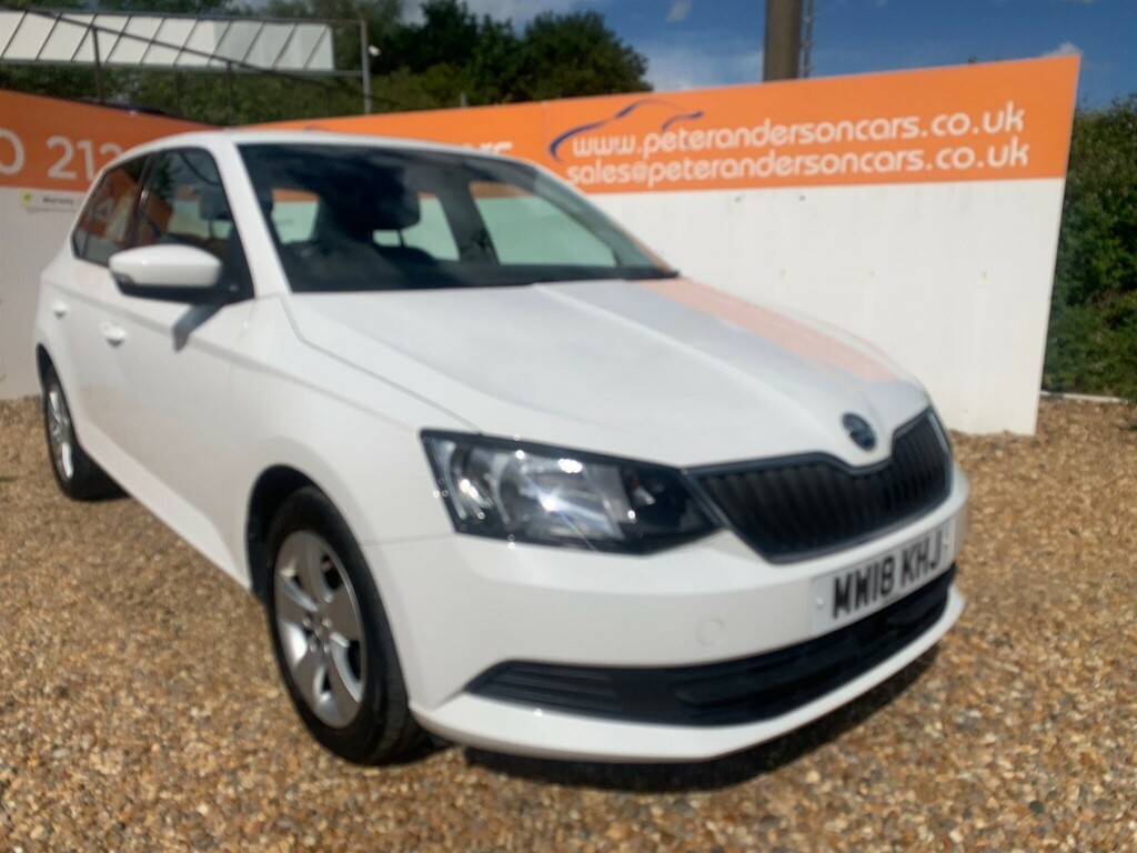 Skoda Fabia 1.0 Se Euro 6 Ss White
