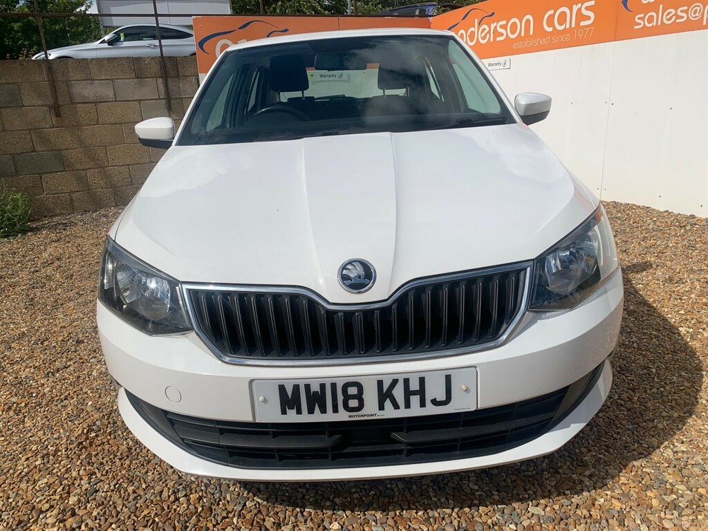 Skoda Fabia 1.0 Se Euro 6 Ss White #4