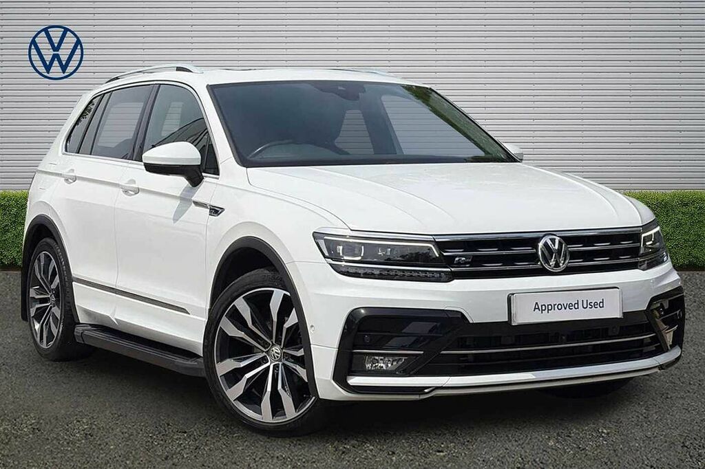 Volkswagen Tiguan R-line Tech 2.0 Tdi 4Motion 150Ps 7-Speed Dsg 5 Do White