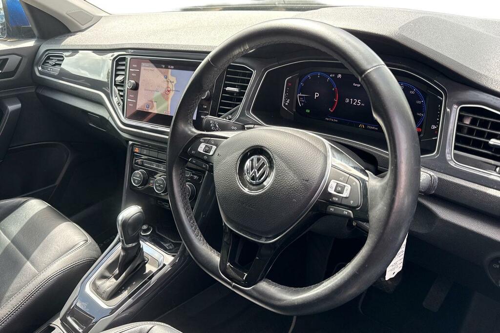 Volkswagen T-Roc 1.5 Tsi Evo Sel Dsg Boot RJ19UUS Blue #6