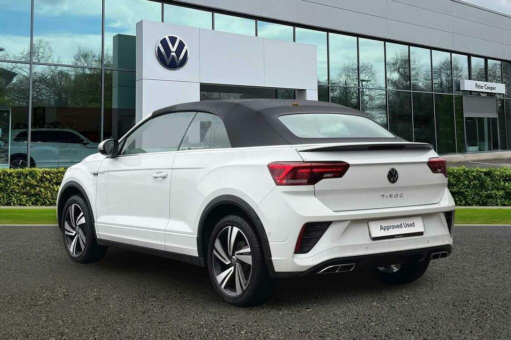 Volkswagen T-Roc 1.5 Tsi R-line Dsg White #3