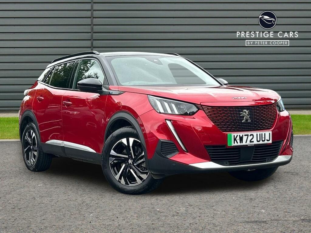 Peugeot e-2008 50Kwh Gt 7Kw Charger Red