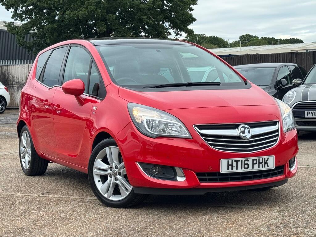 Vauxhall Meriva 1.4I Turbo Se Euro 6 Red