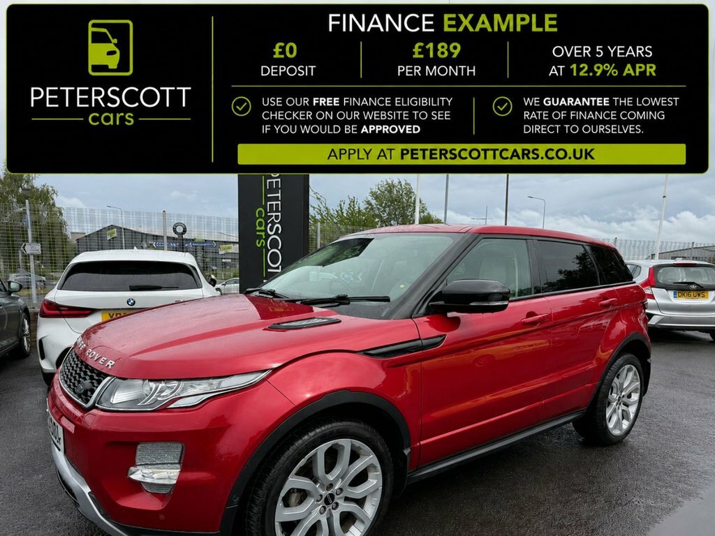 Land Rover Range Rover Evoque Suv MV61DOU Red #2