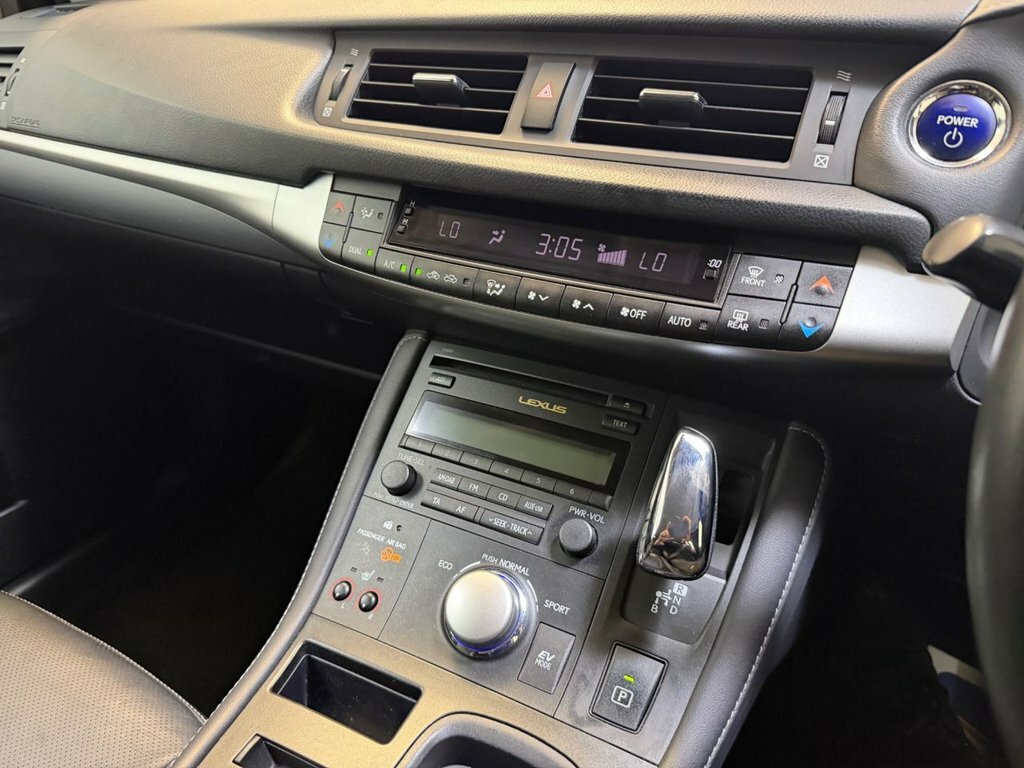 Lexus CT 200H F Sport 5-Door Black #22