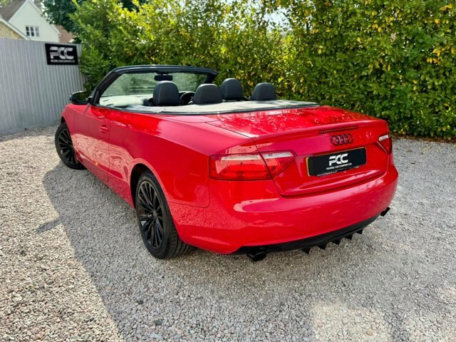 Audi A5 2012 3.0 Tdi V6 S Line Convertible Mult OE12JWZ Red #2