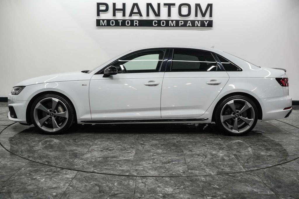 Audi A4 Black Edition White #3