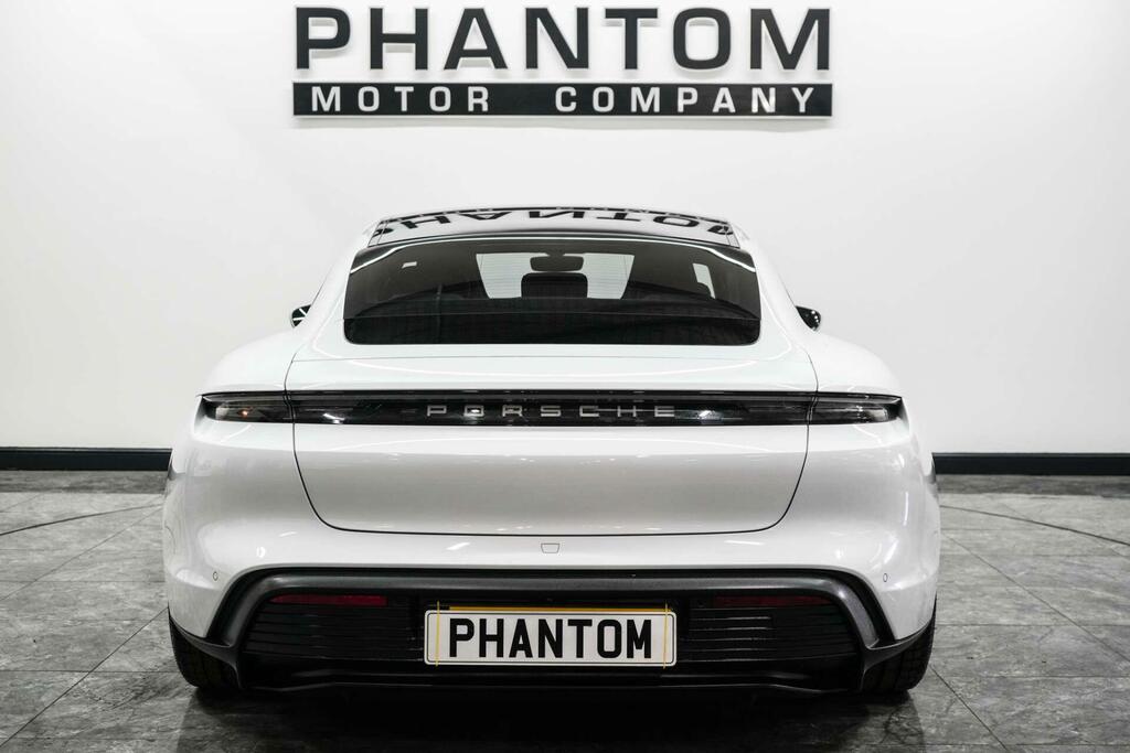 Porsche Taycan 4S White #4