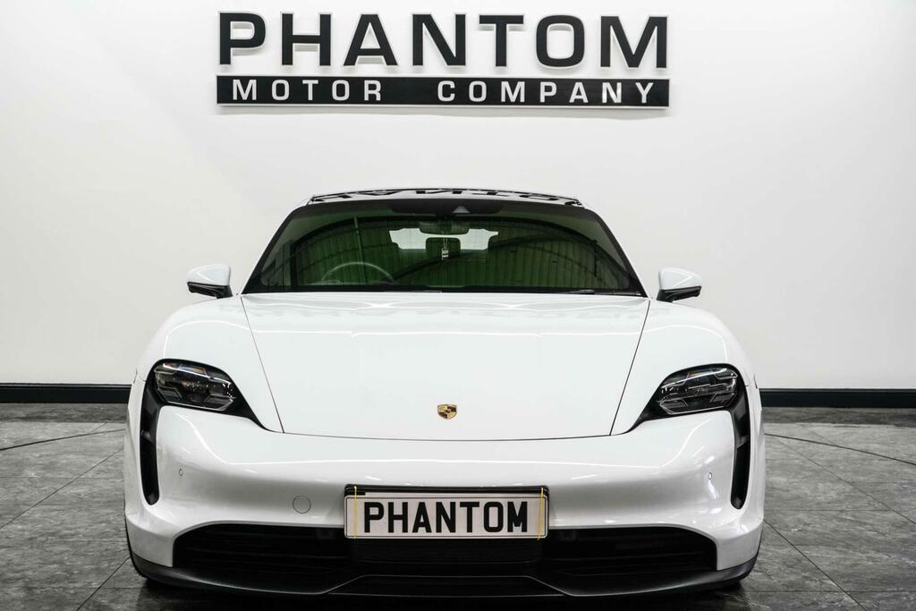 Porsche Taycan 4S White #2
