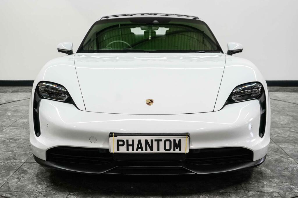 Porsche Taycan 4S White #5