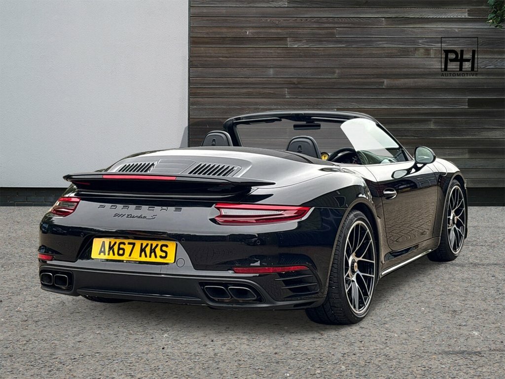 Porsche 911 3.8L 991 Turbo S Black #3