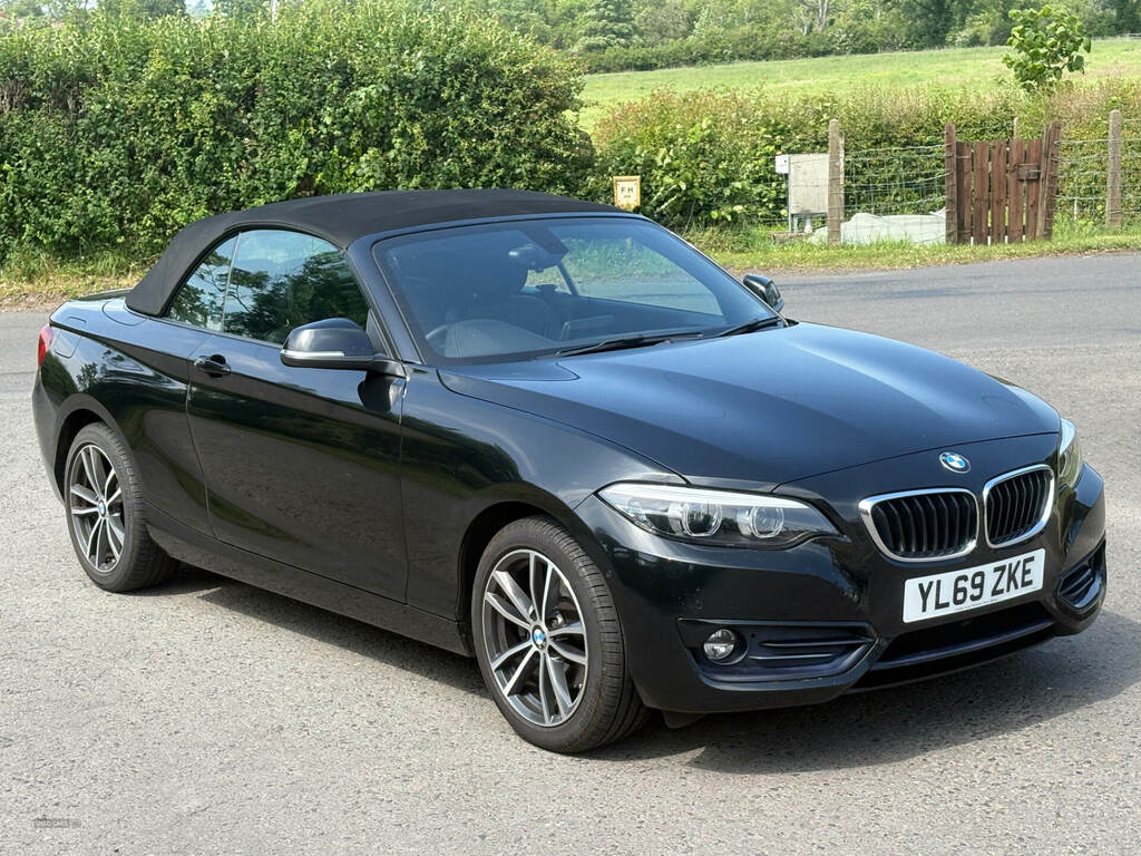 BMW 2 Series 220I Sport Nav Step YL69ZKE Black #2