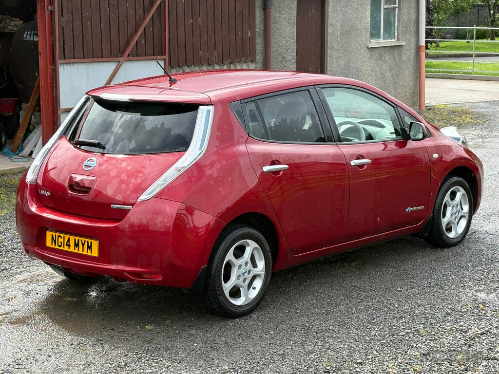 Nissan Leaf 80Kw Acenta 24Kwh NG14MYM Red #5