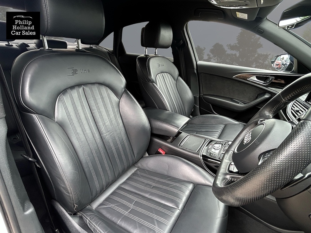 Audi A6 Saloon A6 S Line Black Edition Tdi Quattro White #6