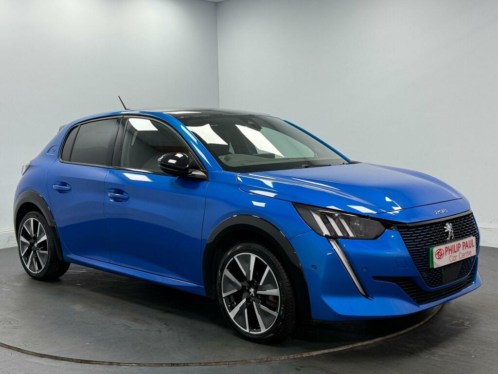 Peugeot e-208 100Kw Gt Premium 50Kwh Blue