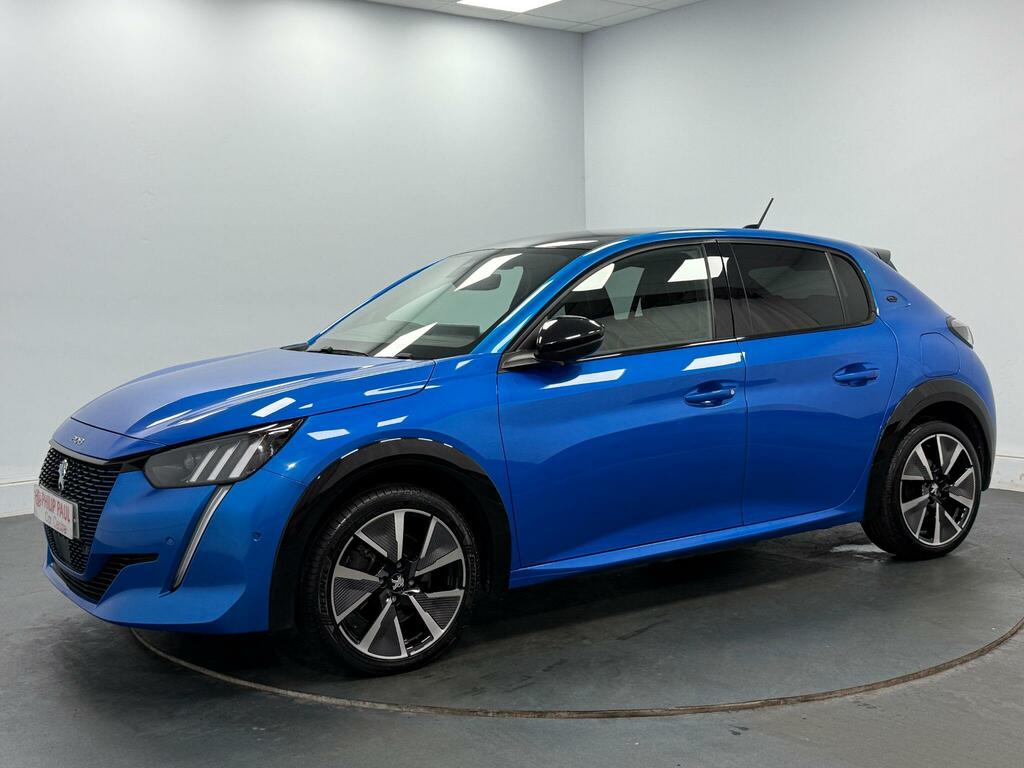 Peugeot e-208 100Kw Gt Premium 50Kwh RV71BND Blue #2