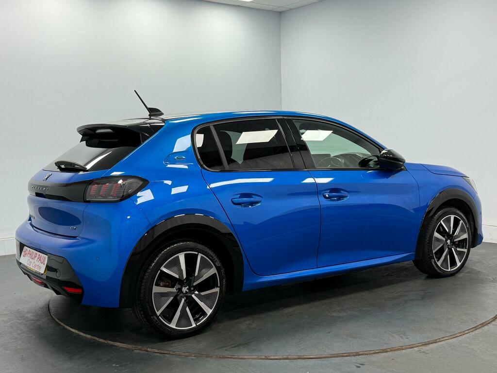 Peugeot e-208 100Kw Gt Premium 50Kwh RV71BND Blue #4