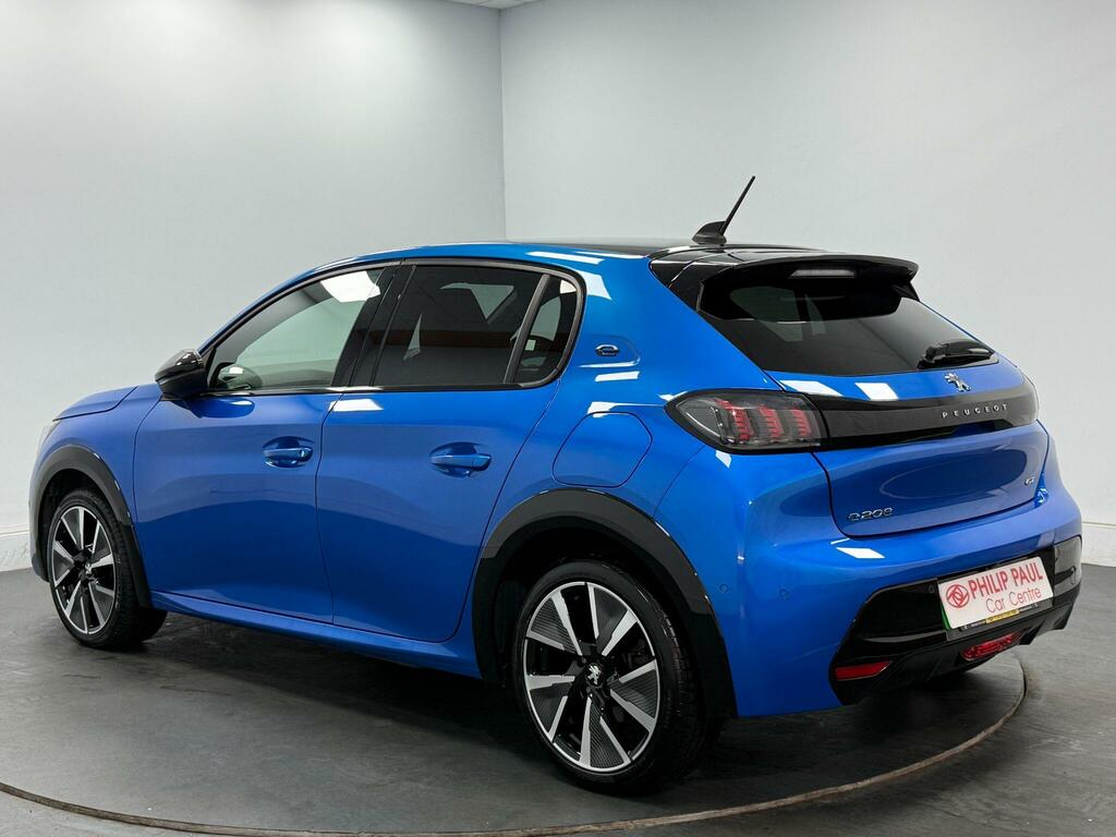 Peugeot e-208 100Kw Gt Premium 50Kwh RV71BND Blue #3