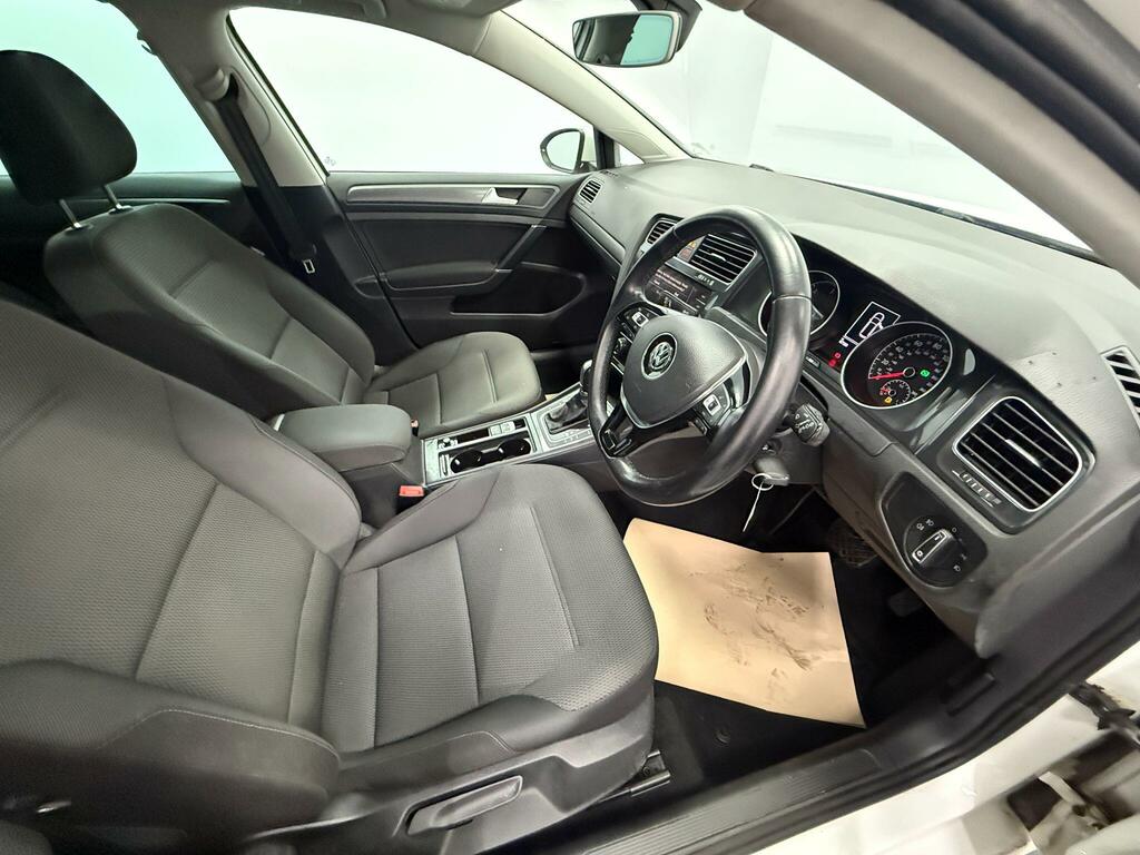Volkswagen Golf 1.6 Tdi Match Dsg White #5