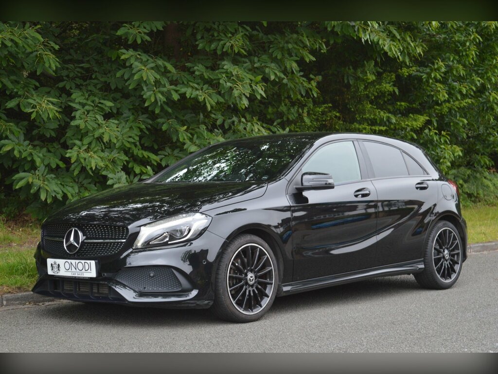 Mercedes-Benz A Class 1.6 A200 Amg Line Premium Hatchback 7 Black #2