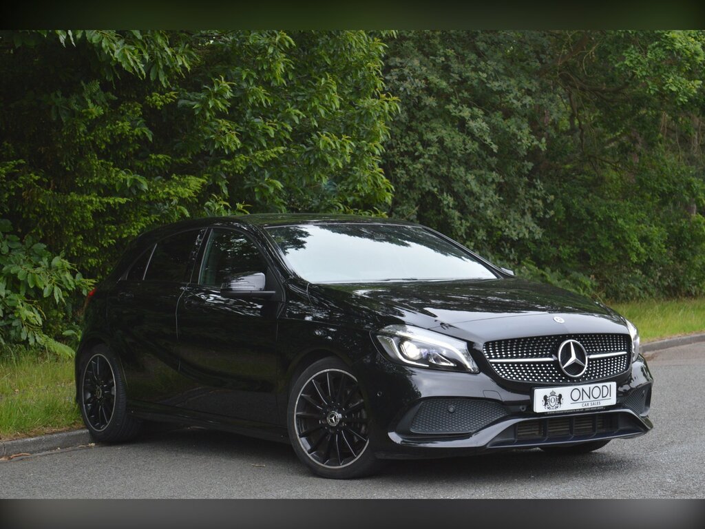 Mercedes-Benz A Class 1.6 A200 Amg Line Premium Hatchback 7 Black