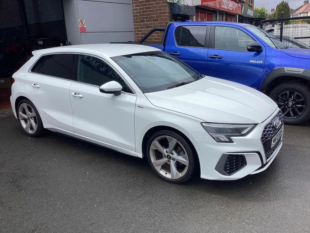 Audi A3 1.0 Tfsi 30 S Line Sportback S Tronic E White