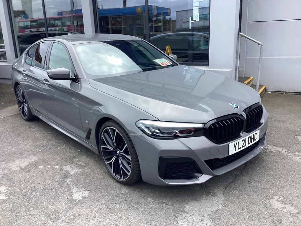 BMW 5 Series 2.0 520D Mht M Sport Saloon Hybrid Step Grey