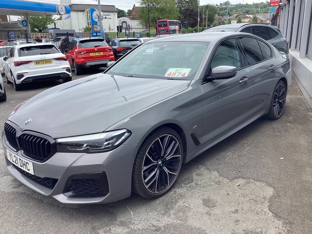 BMW 5 Series 2.0 520D Mht M Sport Saloon Hybrid Step Grey #3