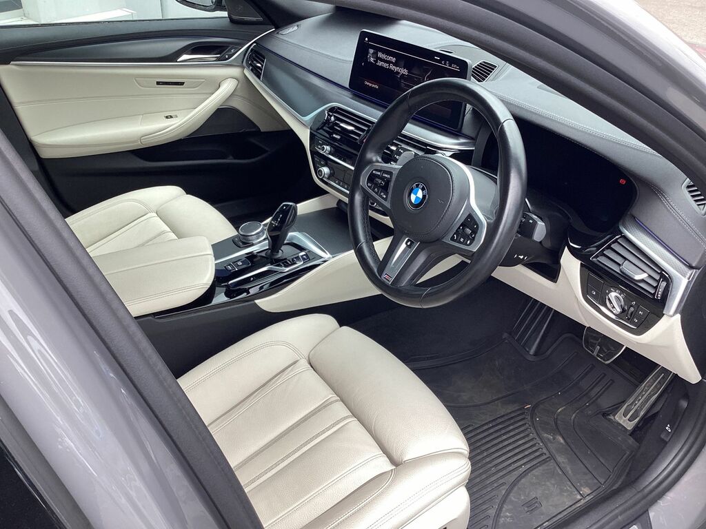 BMW 5 Series 2.0 520D Mht M Sport Saloon Hybrid Step Grey #4