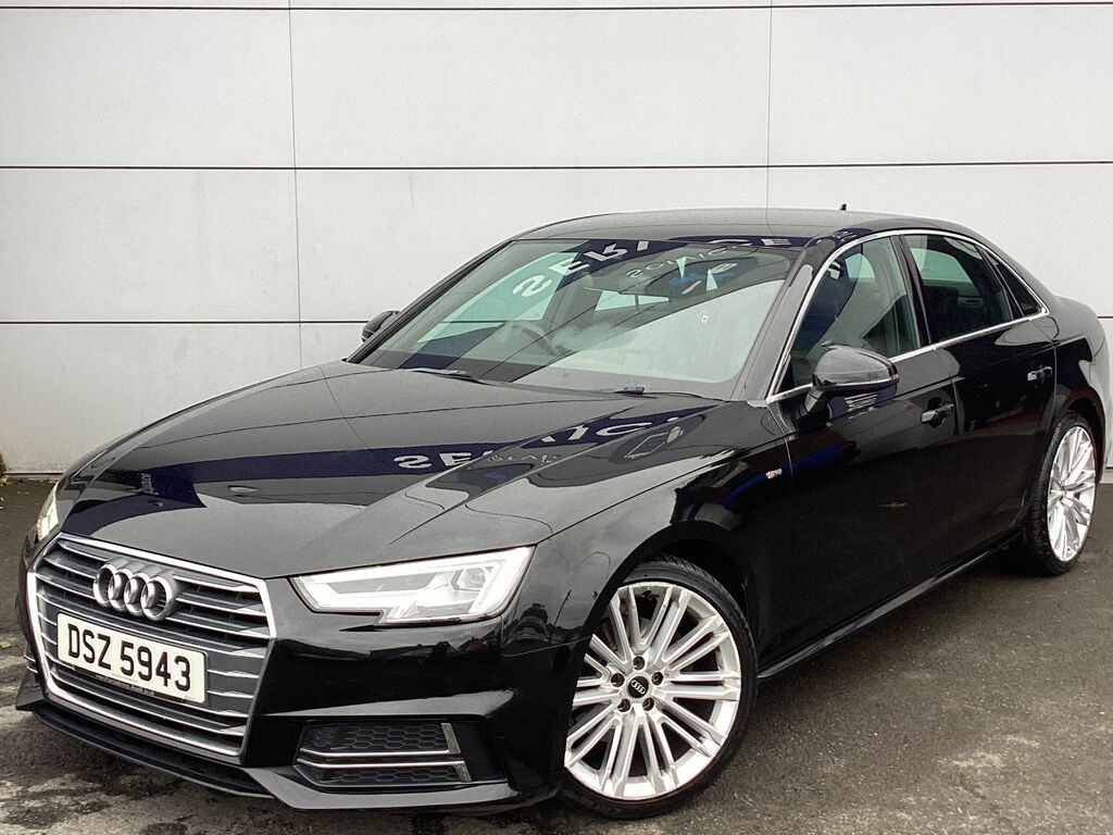 Audi A4 2.0 Tdi S Line Saloon Euro 6 S Black #3