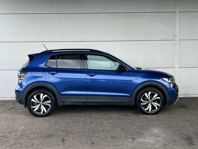 Volkswagen T-Cross 1.0 Tsi Black Edition 110 Bhp Blue #3