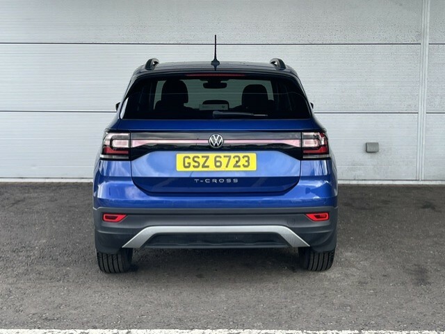 Volkswagen T-Cross 1.0 Tsi Black Edition 110 Bhp Blue #4