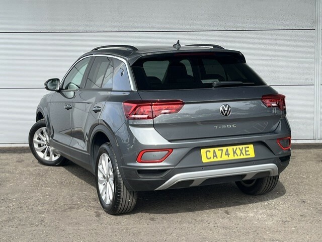 Volkswagen T-Roc 1.5 Tsi Match 150 Bhp CA74KXE Grey #5