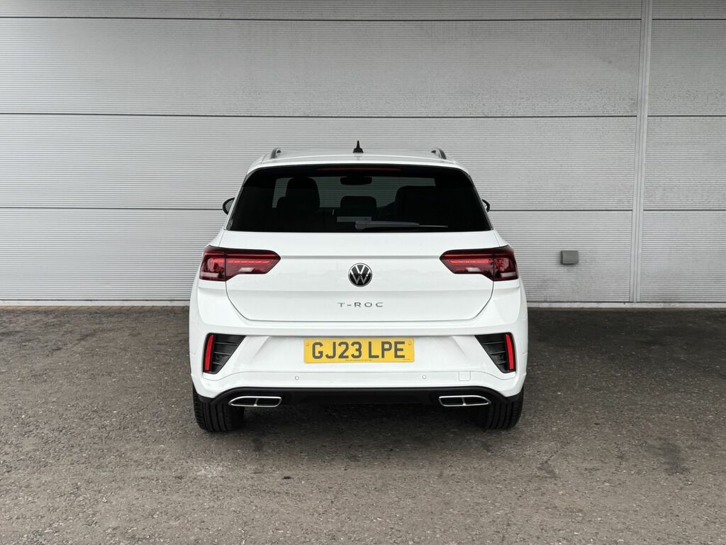 Volkswagen T-Roc 1.5 Tsi R Line 150 Bhp Dsg White #4