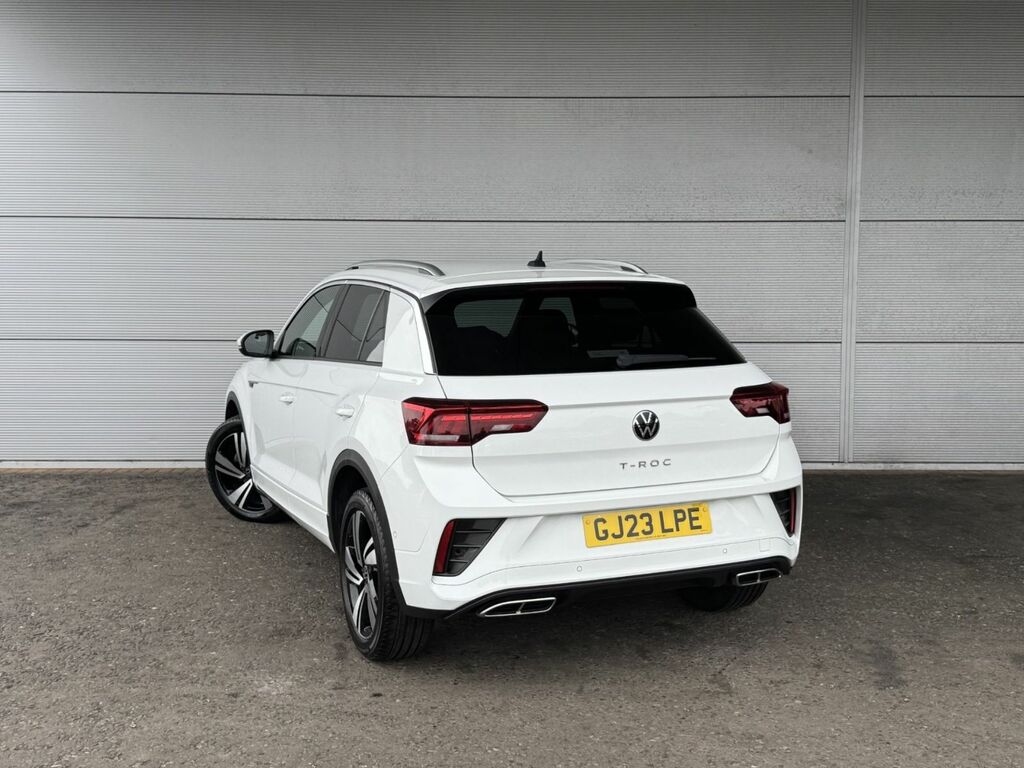 Volkswagen T-Roc 1.5 Tsi R Line 150 Bhp Dsg White #5