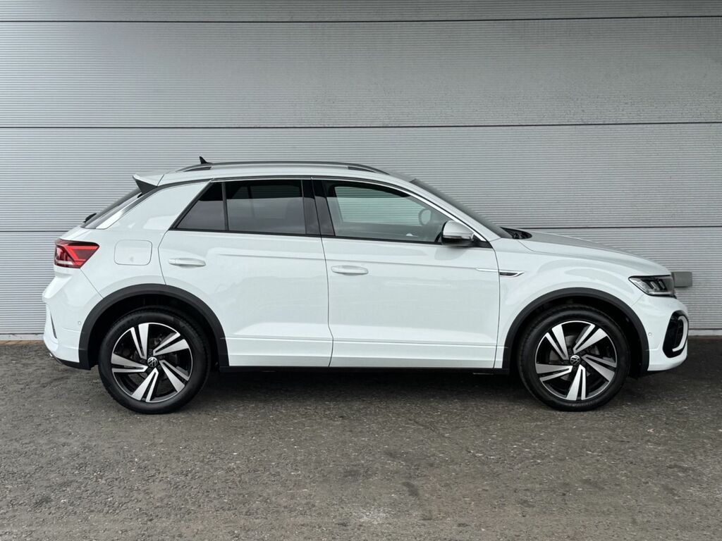 Volkswagen T-Roc 1.5 Tsi R Line 150 Bhp Dsg White #3