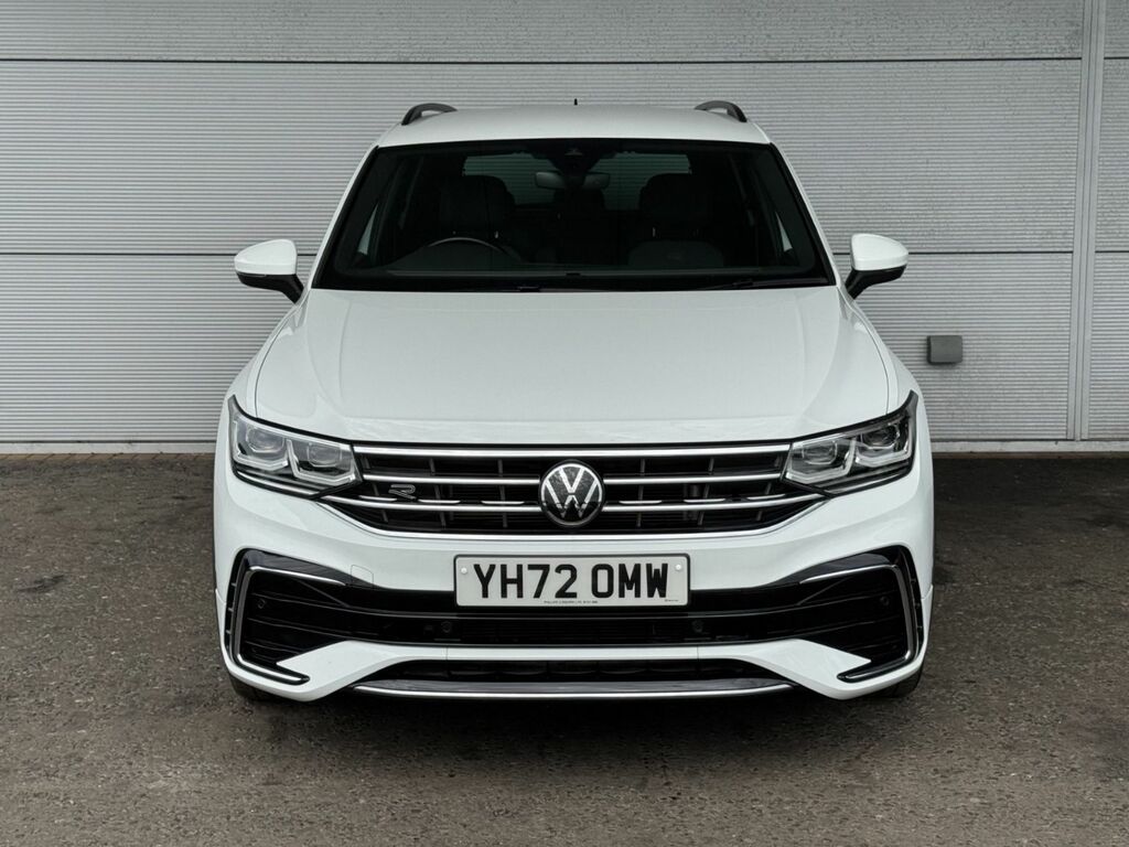 Volkswagen Tiguan 2.0 Tdi R Line 150 Bhp Dsg YH72OMW White #2