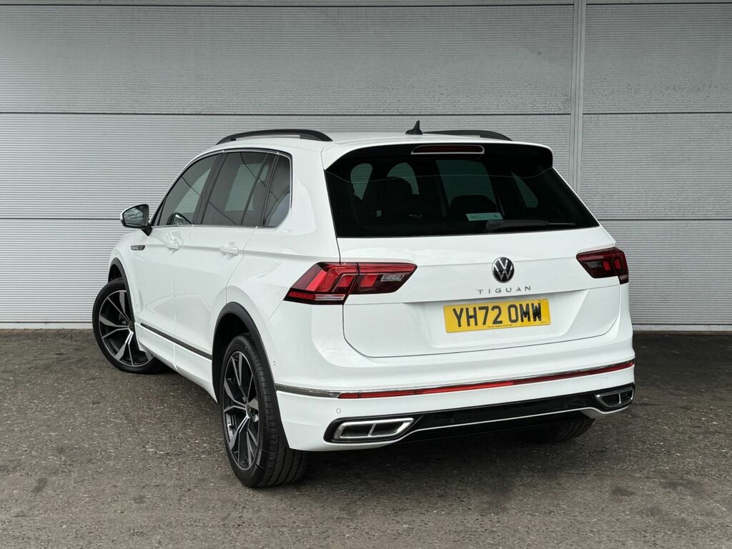 Volkswagen Tiguan 2.0 Tdi R Line 150 Bhp Dsg YH72OMW White #5