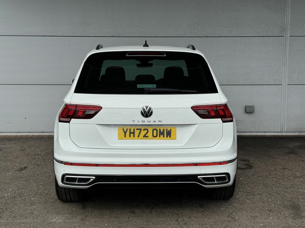Volkswagen Tiguan 2.0 Tdi R Line 150 Bhp Dsg YH72OMW White #4