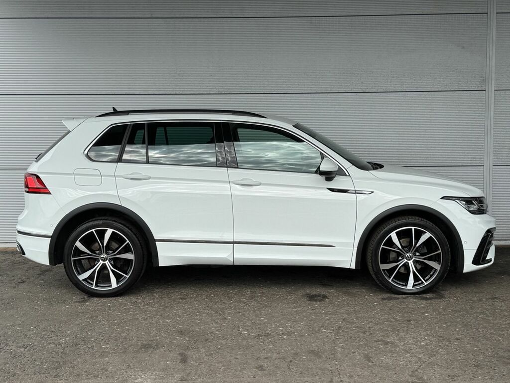 Volkswagen Tiguan 2.0 Tdi R Line 150 Bhp Dsg YH72OMW White #3