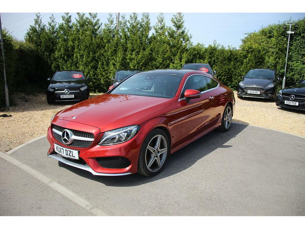 Mercedes-Benz C Class Coupe KU17DZL Red #3