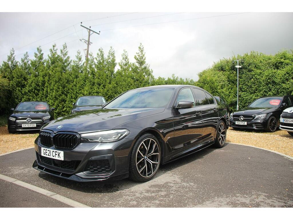 BMW 5 Series Saloon GE21CFK Grey #3