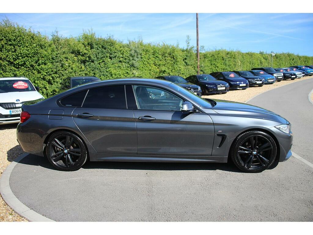 BMW 4 Series Gran Coupe 420D M Sport Gran Coupe FY66VKO Grey #4