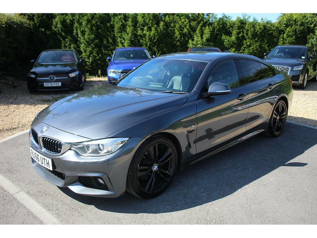 BMW 4 Series Gran Coupe 420D M Sport Gran Coupe FY66VKO Grey #3