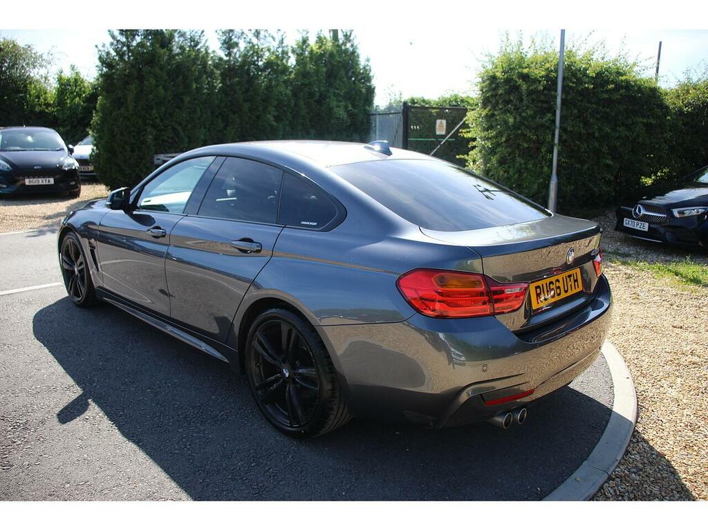 BMW 4 Series Gran Coupe 420D M Sport Gran Coupe FY66VKO Grey #6