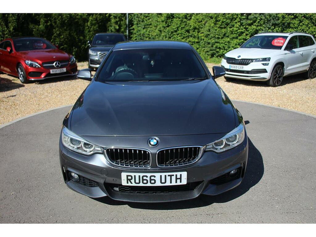 BMW 4 Series Gran Coupe 420D M Sport Gran Coupe FY66VKO Grey #2