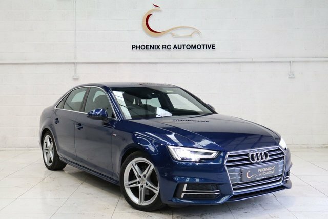 Audi A4 2.0 Tfsi S Line Saloon S Tronic Euro 6 Blue