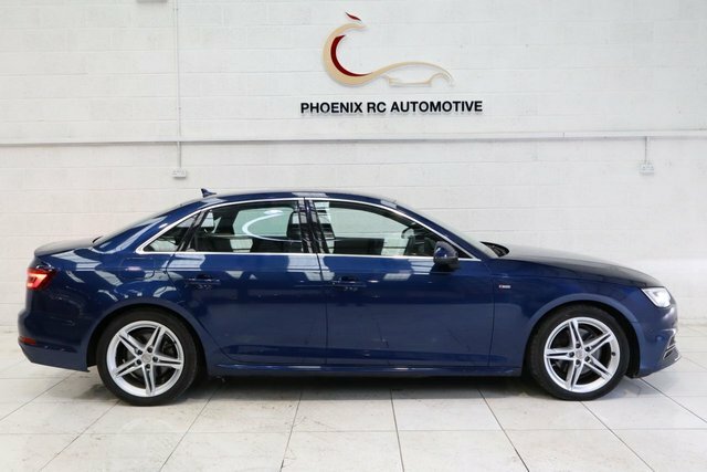 Audi A4 2.0 Tfsi S Line Saloon S Tronic Euro 6 WR18YRL Blue #4