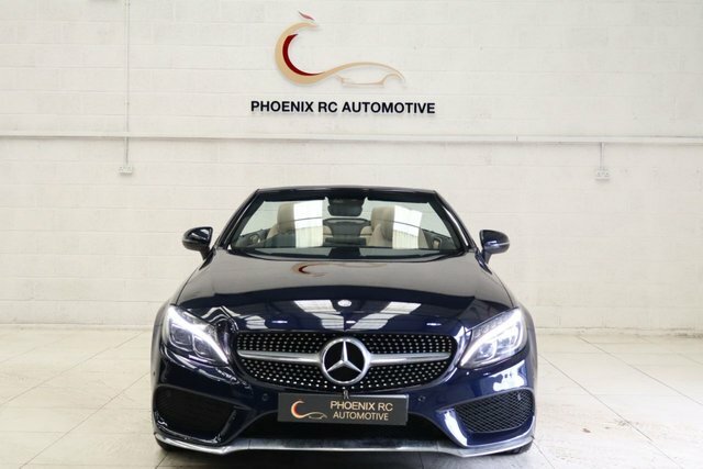Mercedes-Benz C Class 2.1 C220d Amg Line Premium Plus Cabriolet Di Blue #3