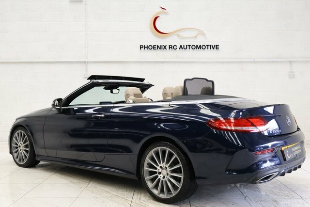 Mercedes-Benz C Class 2.1 C220d Amg Line Premium Plus Cabriolet Di Blue #5